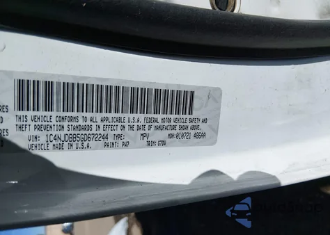 2016 Jeep Compass Sport Se из США, поврежденный, VIN 1C4NJDBB5GD672244